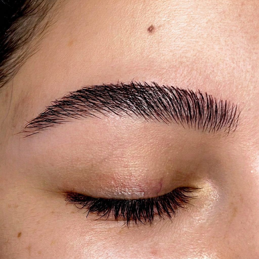 Eyebrow shaping and waxing result — Bradley Beach NJ brow salon
