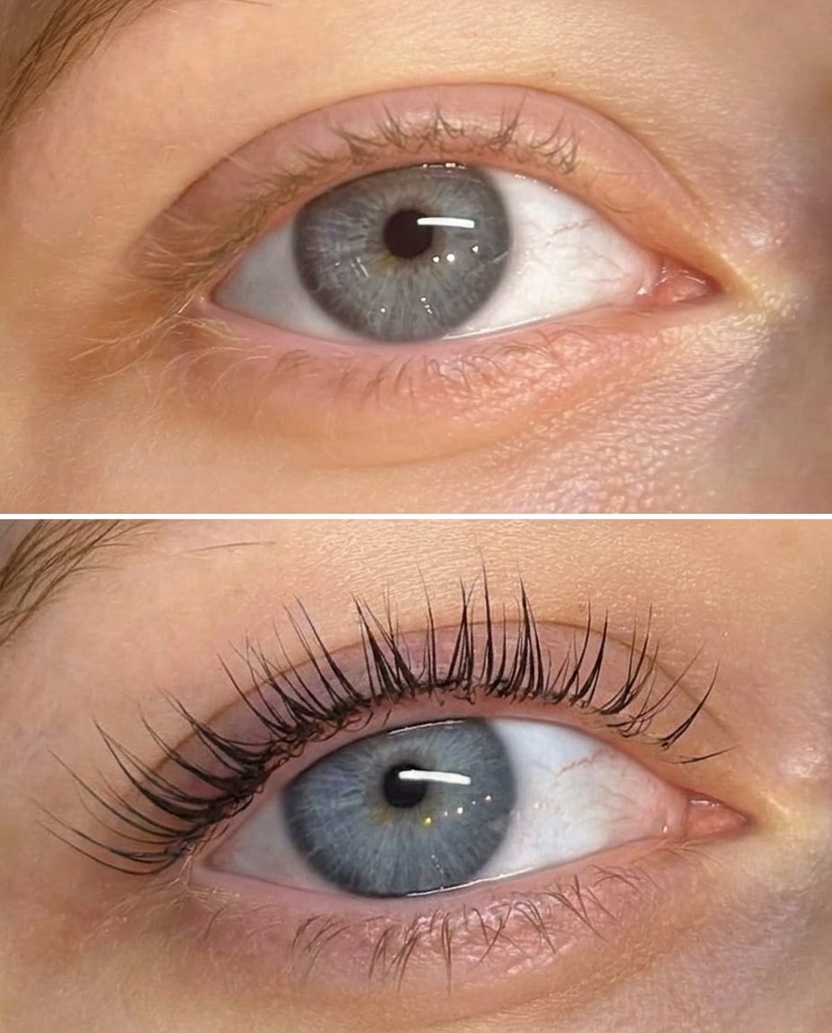 Brow and lash tinting result — henna brow tint at Lash & Brow Boutique